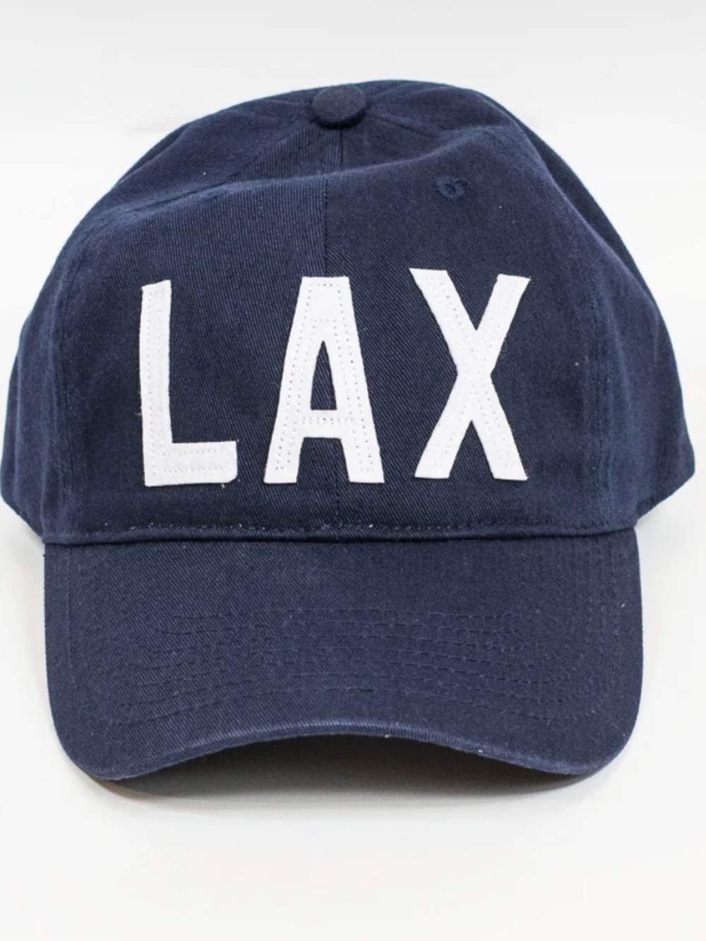 Aviate LAX Baseball Cap - Navy with White Lettering